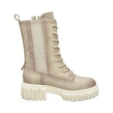 Bagatt Boots Tonic with side zipper beige Women